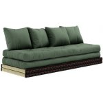 sofa CHICO by Karup 80*200 cm + futon olive green 756