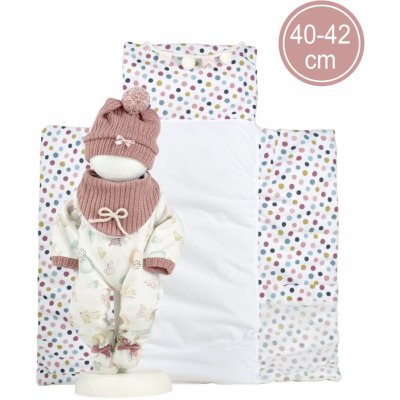 Llorens M738-88 obleček pro miminko New Born 40–42 cm – Zboží Mobilmania