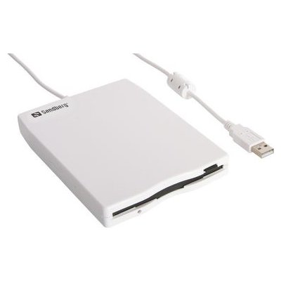 Sandberg Externí mini disketová mechanika USB pro 3.5 diskety / USB 2.0 (133-50)