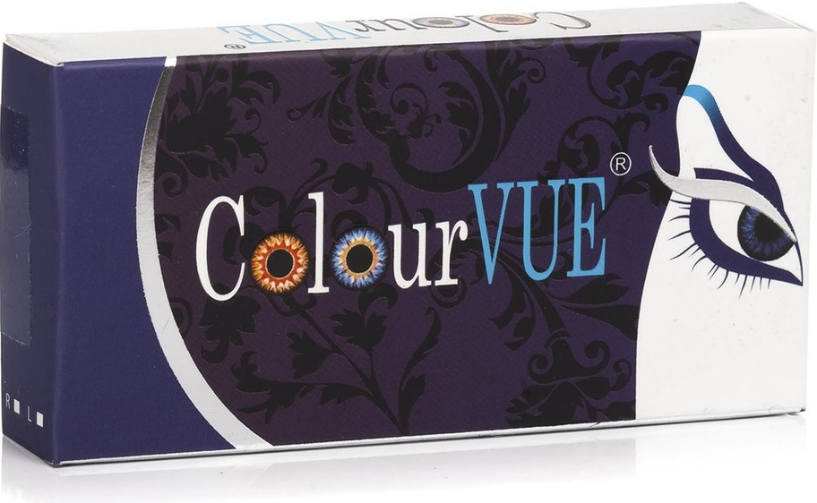 MaxVue ColorVue 3 Tones Violet tříměsíční dioptrické 2 čočky