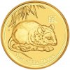 Perth Mint Zlatá mince Rok Myši Lunární Série II 2008 2 oz