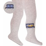 Wola Chlapecké vzorované punčocháče AUTOBUS šedé – Sleviste.cz