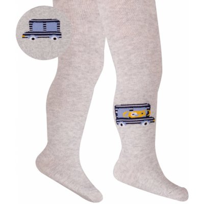 Wola Chlapecké vzorované punčocháče AUTOBUS šedé – Sleviste.cz