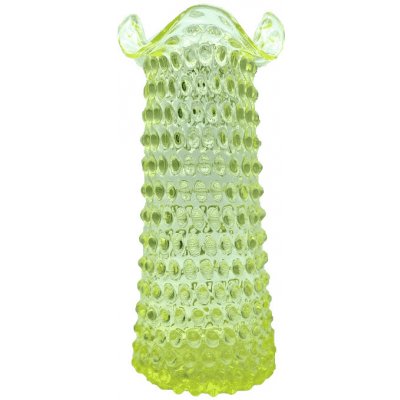 Váza 28cm - Hobnail – Ananas – uranová žluť – Hledejceny.cz