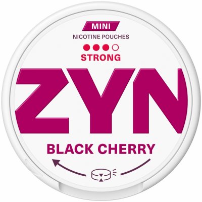 ZYN BLACK CHERRY 6 mg 20 sáčků – Zboží Dáma
