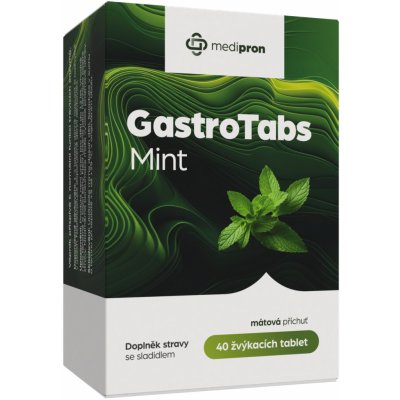 Medipron GastroTabs Mint 40 žvýkacích tablet – Hledejceny.cz