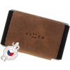 Peněženka FIXED Tiny Wallet kožená peněženka z pravé hovězí kůže hnědá FIXW-STN-BRW
