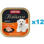 Animonda Vom Feinsten Classic Adult Dog drůbeží & telecí 12 x 150 g – Hledejceny.cz
