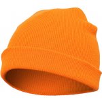 Flexfit Silná ohrnovací beanie z husté pleteniny Oranžová – Hledejceny.cz