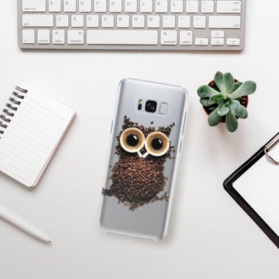Pouzdro iSaprio Owl And Coffee - Samsung Galaxy S8