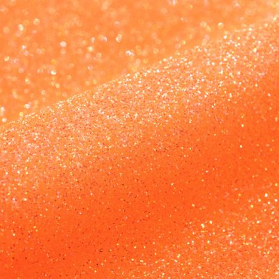 Nažehlovací glitrová fólie na textil 15x25cm neonově oranžová