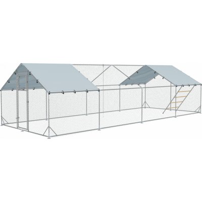 PawHut Ocelový výběh pro kuřata 300 x 800 x 195 cm – Sleviste.cz
