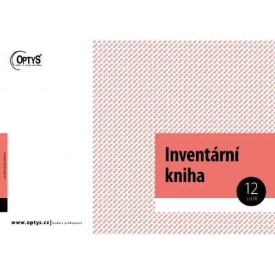 Optys 1012 Inventární kniha A4 – Zbozi.Blesk.cz