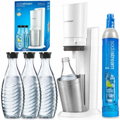 SodaStream Crystal 2.0 bílá + 2x náhradní lahev – Hledejceny.cz