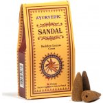 Ayurvedic Vonné jehlánky Tekoucí dým Santal 10 ks – Zboží Dáma