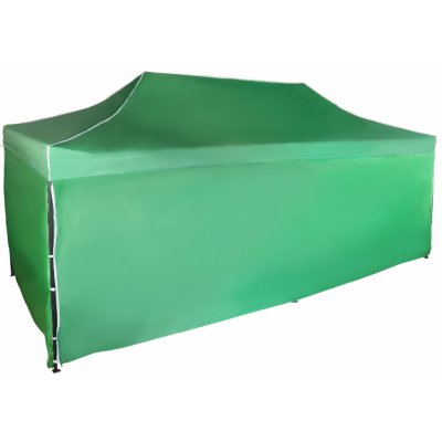 Expodum Nůžkový stan 3x6m ocelový Zelená 4 boční plachty – Zbozi.Blesk.cz