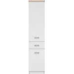 Mebelbos REG_2D1S bílý/dub sonoma – Zboží Dáma