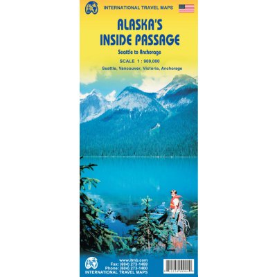 Aljaška Alaska's Inside Passage 1:900t mapa ITM – Hledejceny.cz
