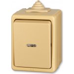 ABB Praktik 3553-25922 D IP 44, s čirým průzorem, béžová vhodné na dřevo bez podložky – Hledejceny.cz