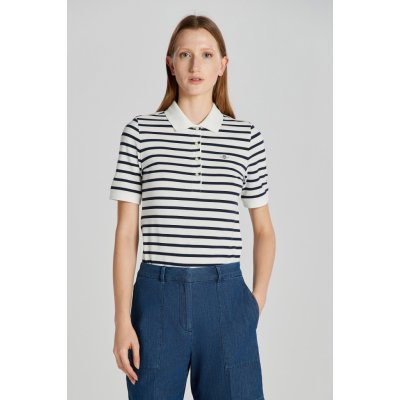 GANT SLIM STRIPED SHIELD SS PIQUE POLO bílá – Zbozi.Blesk.cz