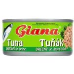 Giana tuňák ve vlastní šťávě drcený, 185 g – Zboží Dáma