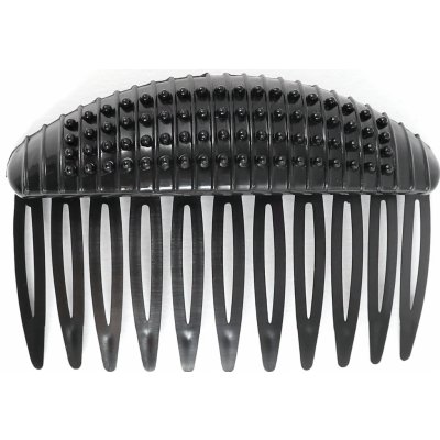 Vycpávka do vlasů s hřebínkem černá – Zboží Dáma