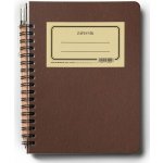 Bobo Retro kroužkový zápisník B6 linkovaný bordo 70 listů – Sleviste.cz