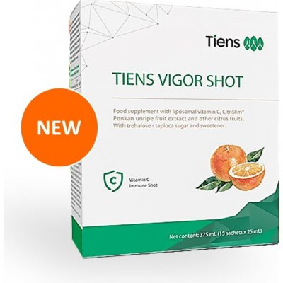 Tiens Vigor shot 15 sáčků x 25 ml – Hledejceny.cz