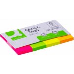 Záložky Q-CONNECT, papírové, 20x50 mm, 4x50 lístků – Hledejceny.cz