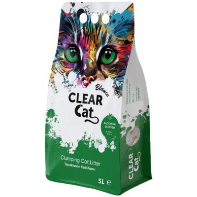 Clear Cat Blanco Aloes bentonitová drť 5 l – Zbozi.Blesk.cz