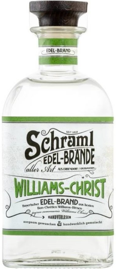 Schraml Edel brände Williams 42% 0,5 l (holá láhev)