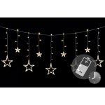 Nexos Vánoční LED řetěz hvězdy 138 LED 1,65 m teple bílé – Hledejceny.cz