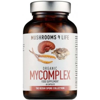 Mushrooms4Life Směs královských hub MyComplex 60 ks – Zboží Mobilmania