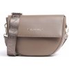 Kabelka Valentino Bags crossbody kabelka půlměsíc taupe tmavošedá