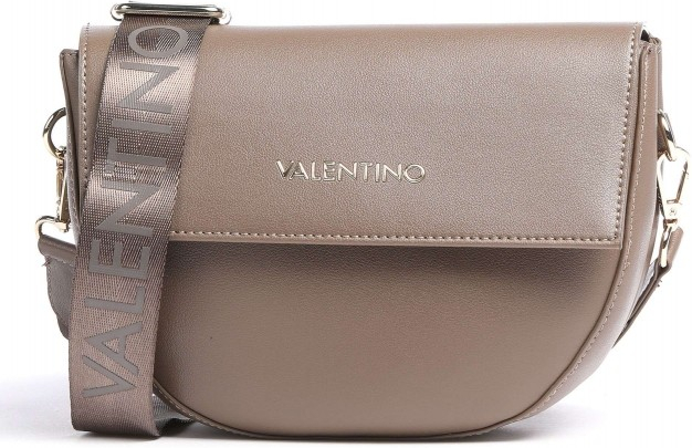 Valentino Bags crossbody kabelka půlměsíc taupe tmavošedá