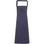 Premier Workwear Bavlněná dlouhá chino zástěra za krk PR132 Steel Pantone 6545 72x86cm – Hledejceny.cz