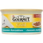 Gourmet Gold Cat maso & losos & kuře 85 g – Hledejceny.cz