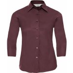 Dámská elastická košile 3/4 rukáv Russell Vínová – Sleviste.cz