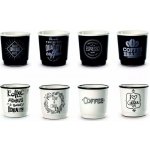 WD Lifestyle porcelánové pohárky na espresso set 8 x 100 ml – Zboží Mobilmania