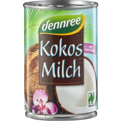 Dennree Bio Krém kokosový 22 % tuku 400 ml – Zboží Mobilmania