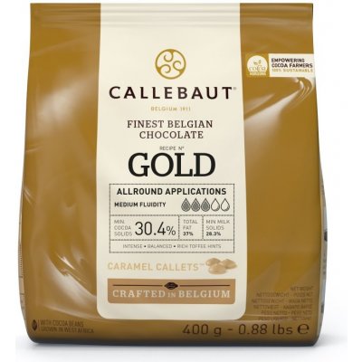 Callebaut Čokoláda gold 30,4% 400 g – Hledejceny.cz
