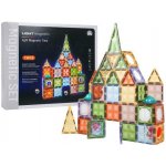 RKToys Magnetická stavebnice 3D s podsvícením – 75 kostek – Sleviste.cz