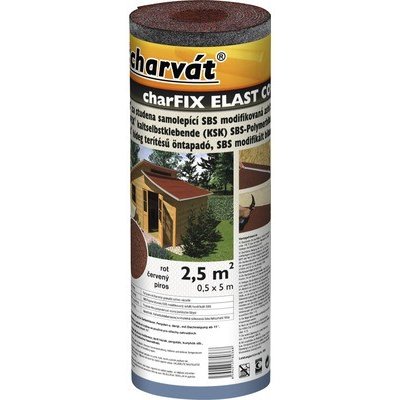 Charvát Pás asfaltový charFIX ELAST COOLna červený 0,5x5m – Sleviste.cz