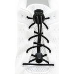 Lock Laces gumové solid černé – Zboží Dáma