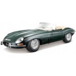 Bburago Jaguar E type Cabriolet zelená 1:18 – Zboží Mobilmania