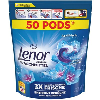 Lenor Pods Universal Aprilfrisch prací kapsle 50 PD – Zboží Mobilmania