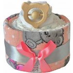 Brumlík plenkový mini dort IST A GIRL meruňka – Zboží Dáma