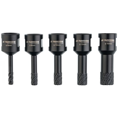PARKSIDE PERFORMANCE Diamantové vrtací korunky 6-16 mm – Zboží Mobilmania