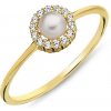 Prsteny Diante Zlatý prsten s perlou 59641683.53