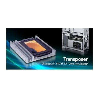 Sonnet Technology TRANSPOSER 2,5" HDD/SDD adaptér na 2,5" disk SSD /HDD do 3,5" pozice pro Apple MacPro, Xserve / PC – Sleviste.cz